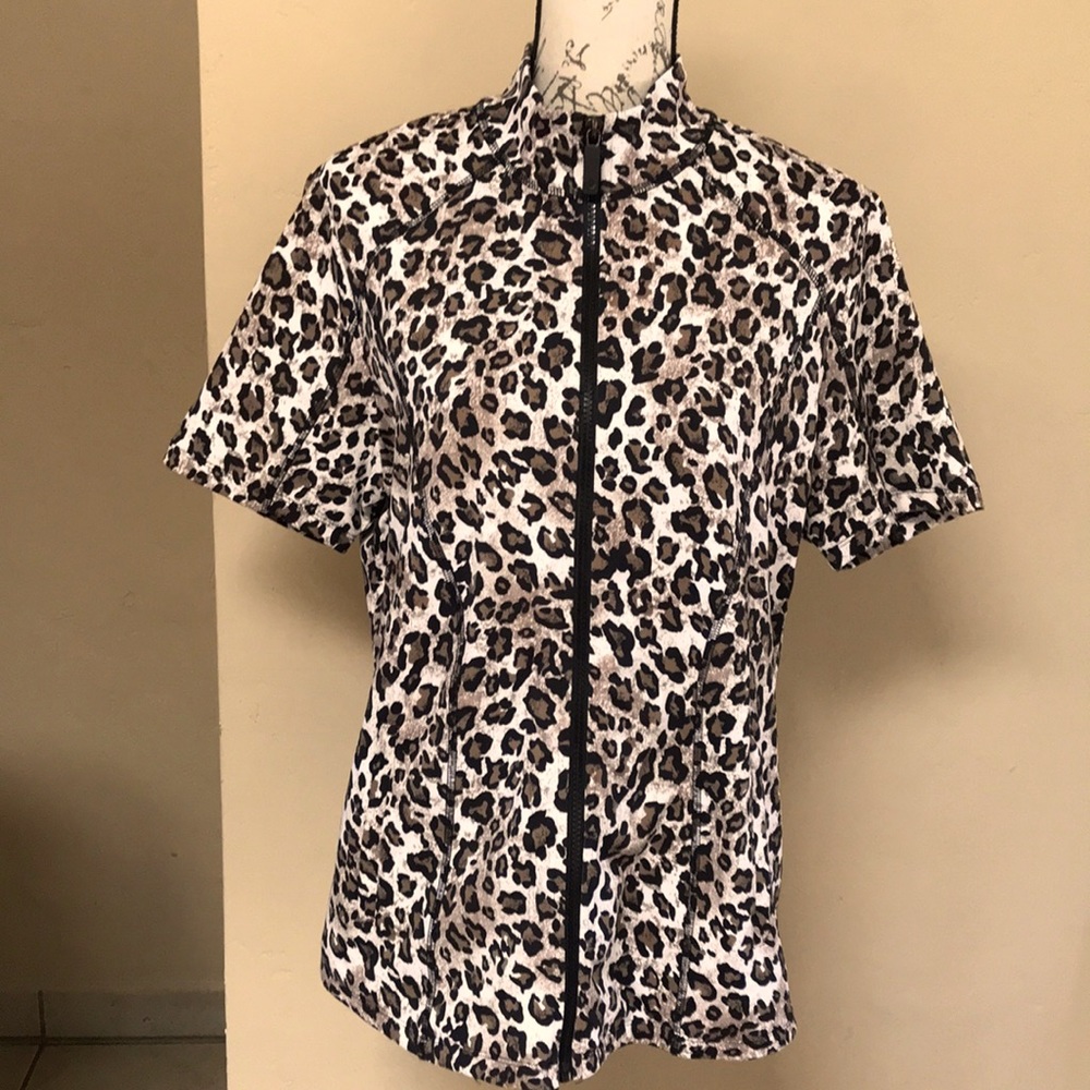 Chico's Leopard Print Jacket